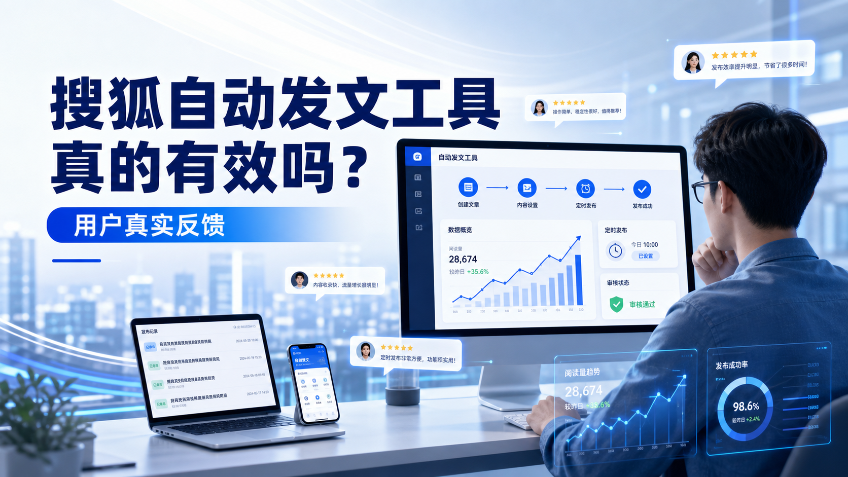 搜狐自动发文工具真的有效吗？来宾用户的真实反馈